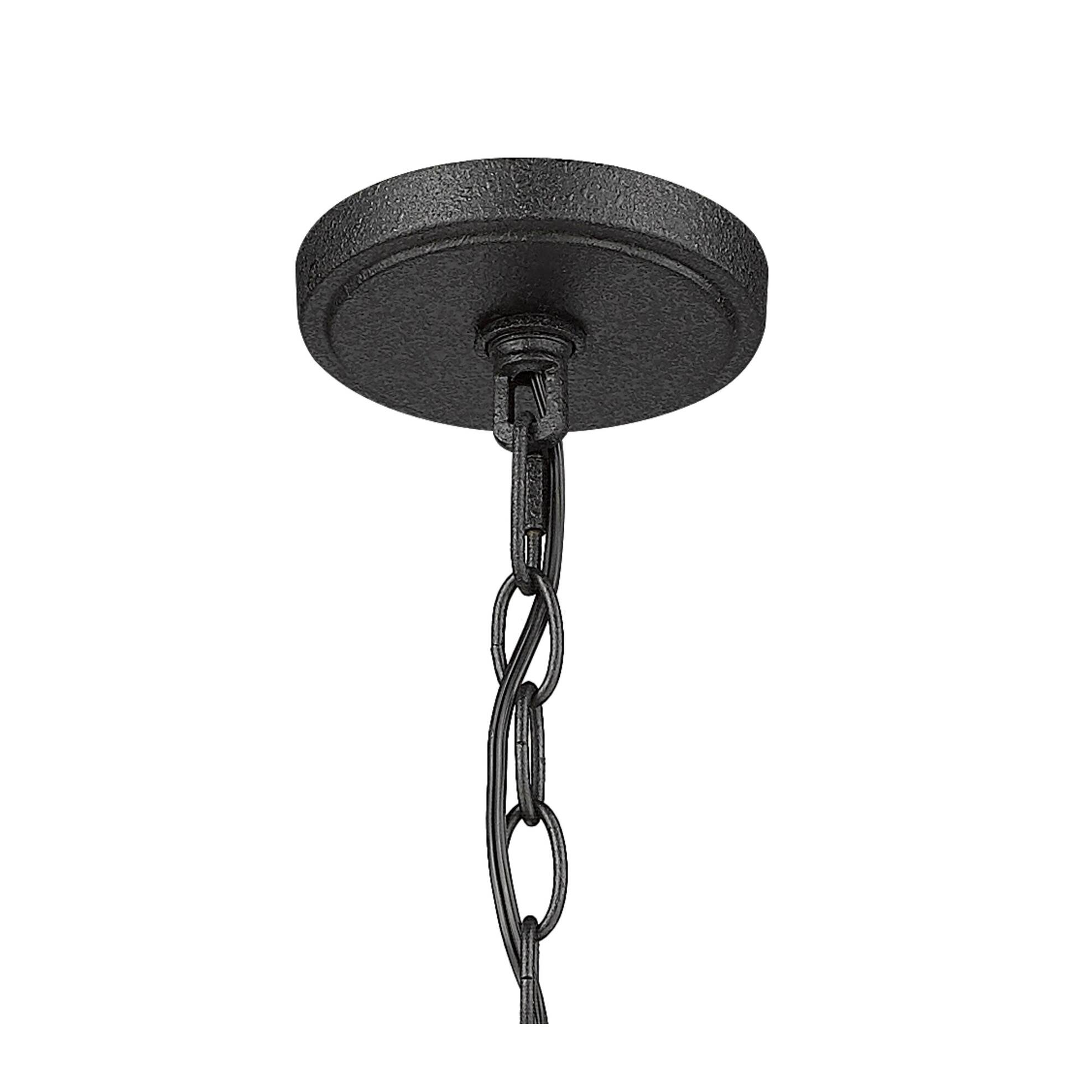 8 Light Large Rustic 26"W x 31"H with Shades Twotier Chandelier in